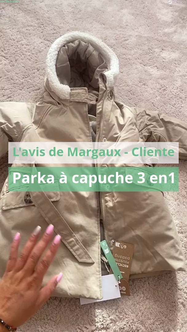 VERTBAUDET Trench Fille à Capuche Amovible Vichy - Manteau Mi-Saison Déperlant Élégant