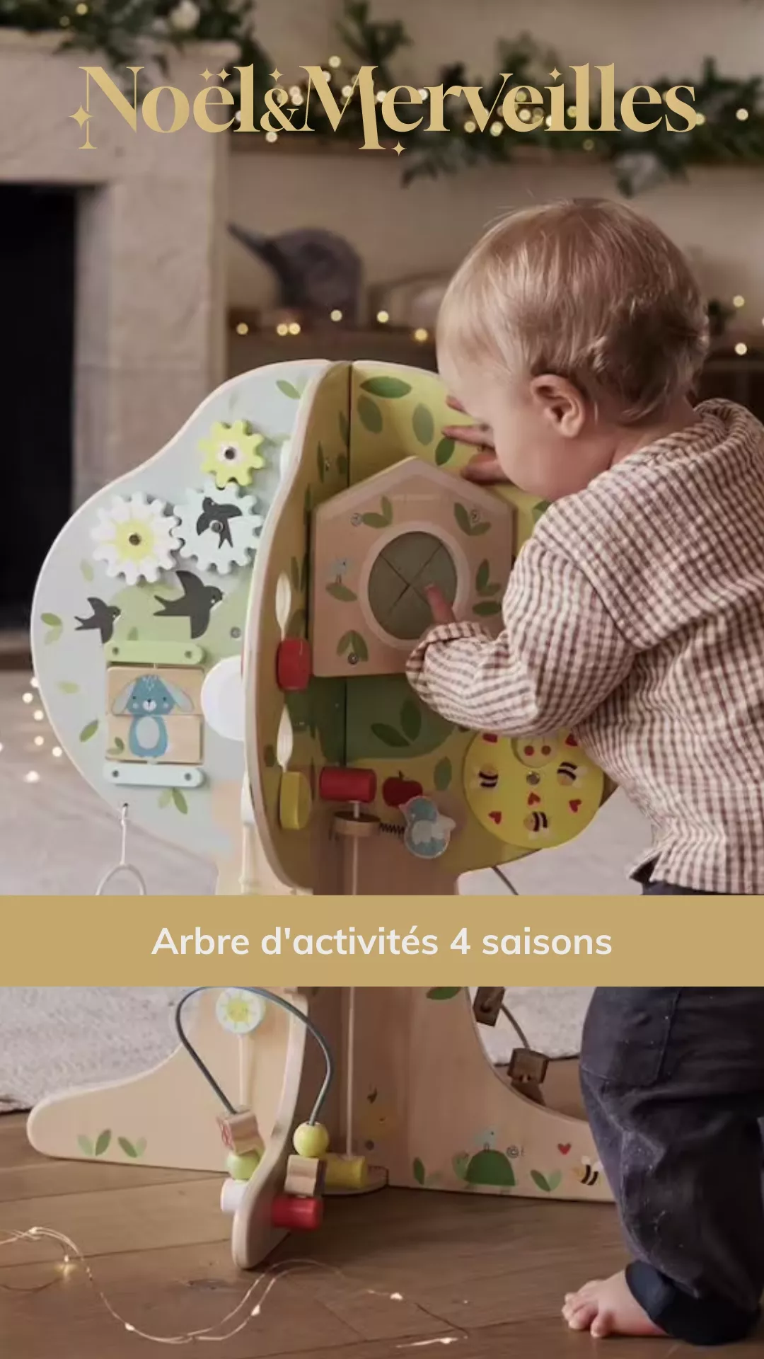 Cube D'Activités 4 Saisons En Bois FSC Vertbaudet - Jeux D'Éveil Motricité Pour Bébé Dès 10 Mois - 9